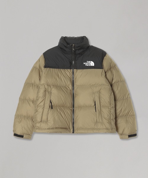 THE NORTH FACE(ザノースフェイス)の「THE NORTH FACE Short Nuptse Jacket NDW92555(ダウンジャケット/コート・レディース・カーキ/ブラック・MEDIUM/SMALL/LARGE)」の1枚目の写真