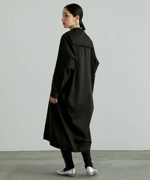 n'OrLABEL(ノアールレーベル)の「『セーラーカラードレス』(ワンピース・レディース・グレー/ボルドー/ブラック・FREE)」の10枚目の写真