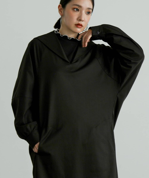 n'OrLABEL(ノアールレーベル)の「『セーラーカラードレス』(ワンピース・レディース・グレー/ボルドー/ブラック・FREE)」の11枚目の写真