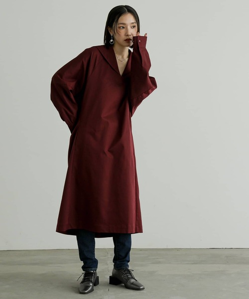 n'OrLABEL(ノアールレーベル)の「『セーラーカラードレス』(ワンピース・レディース・グレー/ボルドー/ブラック・FREE)」の15枚目の写真