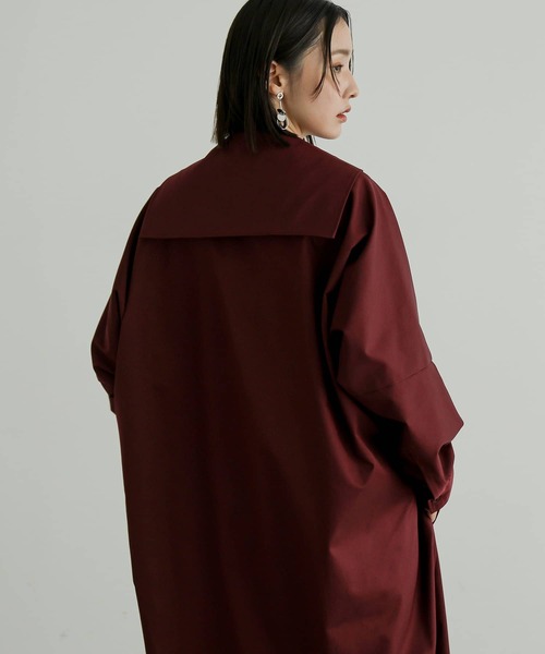 n'OrLABEL(ノアールレーベル)の「『セーラーカラードレス』(ワンピース・レディース・グレー/ボルドー/ブラック・FREE)」の17枚目の写真