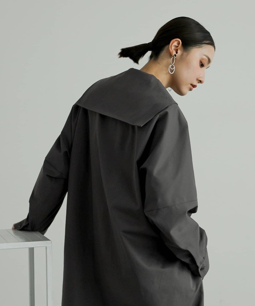 n'OrLABEL(ノアールレーベル)の「『セーラーカラードレス』(ワンピース・レディース・グレー/ボルドー/ブラック・FREE)」の19枚目の写真