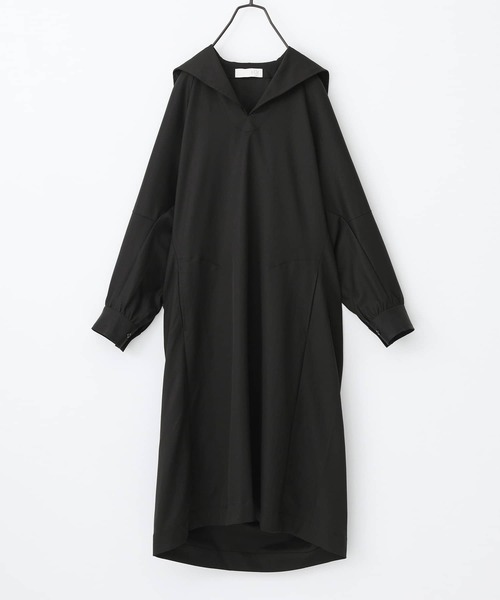 n'OrLABEL(ノアールレーベル)の「『セーラーカラードレス』(ワンピース・レディース・グレー/ボルドー/ブラック・FREE)」の7枚目の写真