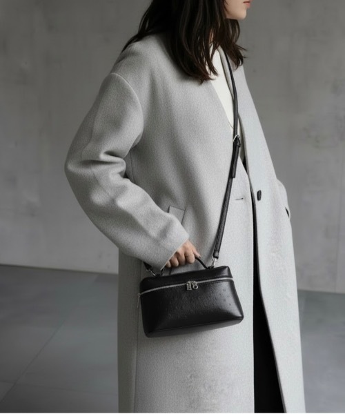 Burner(バーナー)の「【OKUOKU 0909】2WAYボックス ショルダーバッグ oku-bag-17-25(ショルダーバッグ・レディース・ブラウン/グリーン/ベージュ/ブラック系その他/グレー/グレー系その他/ブラック系その他2/ブラウン系その他/ブラック・FREE)」の2枚目の写真