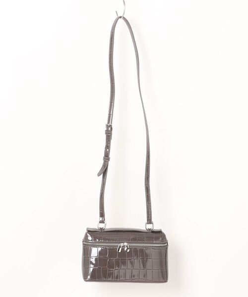 Burner(バーナー)の「【OKUOKU 0909】2WAYボックス ショルダーバッグ oku-bag-17-25(ショルダーバッグ・レディース・ブラウン/グリーン/ベージュ/ブラック系その他/グレー/グレー系その他/ブラック系その他2/ブラウン系その他/ブラック・FREE)」の21枚目の写真