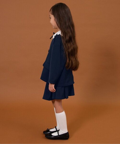 BREEZE（ブリーズ）の「【WEB限定/ジュニア対応】GIRLSフォーマルセットアップ（スーツセット・キッズ・クリーム/ネイビー・90/100/110/120/130/140）」の7枚目の写真