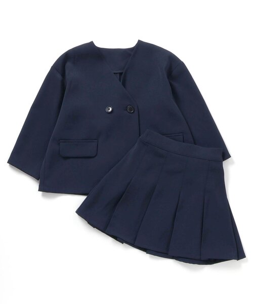BREEZE（ブリーズ）の「【WEB限定/ジュニア対応】GIRLSフォーマルセットアップ（スーツセット・キッズ・クリーム/ネイビー・90/100/110/120/130/140）」の18枚目の写真