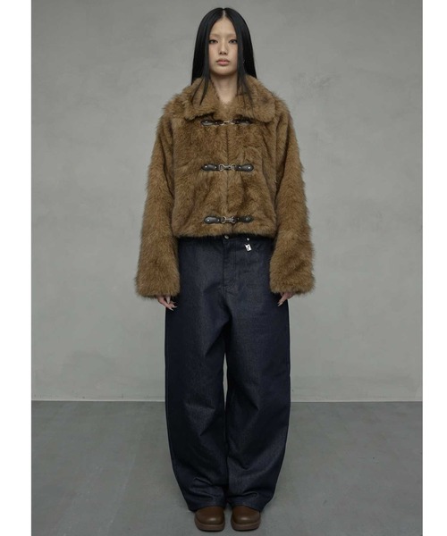 A'GEM/9 × .kom 『NIIER NOR/ニアノア』 METAL TOGGLE FUR JACKET