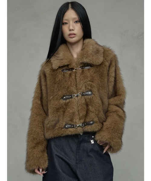 A'GEM/9 × .kom 『NIIER NOR/ニアノア』 METAL TOGGLE FUR JACKET