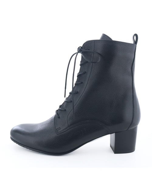 あしながおじさん（アシナガオジサン）の「ヒールレースアップブーツ　3710393（ブーツ・レディース・ダークブラウン/ブラック・24.5cm/24cm/23.5cm/23cm/22.5cm）」の19枚目の写真