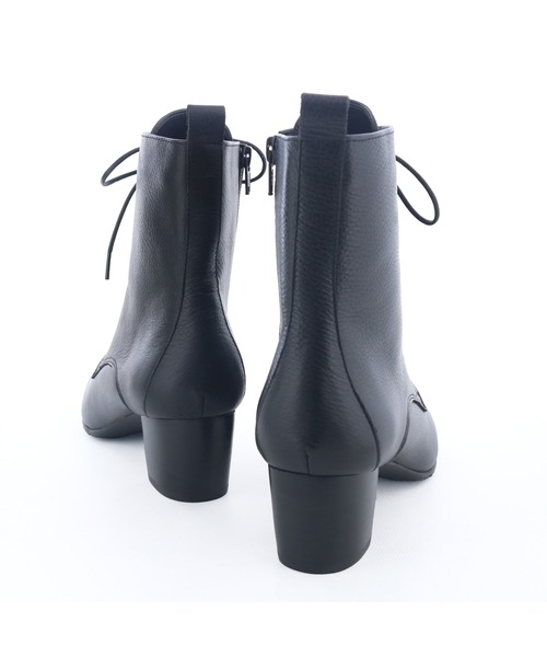 あしながおじさん（アシナガオジサン）の「ヒールレースアップブーツ　3710393（ブーツ・レディース・ダークブラウン/ブラック・24.5cm/24cm/23.5cm/23cm/22.5cm）」の21枚目の写真