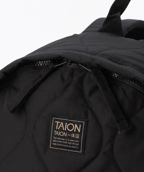 FREAK'S STORE(フリークスストア)の「限定展開 TAION/タイオン MILITARY DOWN BACK PACK/ミリタリー ダウン バックパック (リュックサック)(バックパック/リュック・レディース・ブラック/オリーブ/キャメル・ONE SIZE)」の17枚目の写真