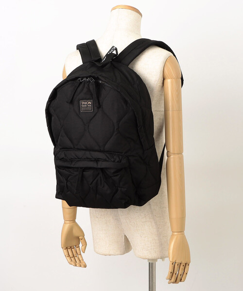 FREAK'S STORE(フリークスストア)の「限定展開 TAION/タイオン MILITARY DOWN BACK PACK/ミリタリー ダウン バックパック (リュックサック)(バックパック/リュック・レディース・ブラック/オリーブ/キャメル・ONE SIZE)」の21枚目の写真