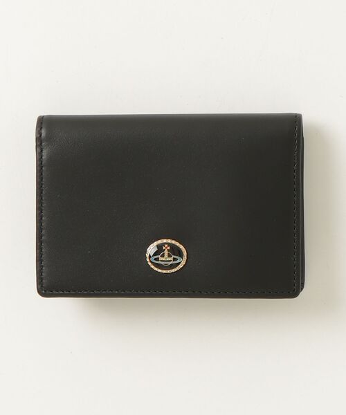 VINTAGE ORB LEATHER FLAP CARD HOLDER（名刺入れ）｜Vivienne 