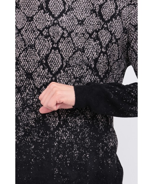 TORNADO MART（トルネードマート）の「ﾊﾟｲｿﾝｸﾞﾗﾃﾞｰｼｮﾝﾓｰﾙｸﾙｰﾈｯｸKN（ニット/セーター・メンズ・ホワイト/ブラック・MEDIUM/LARGE/LL）」の9枚目の写真