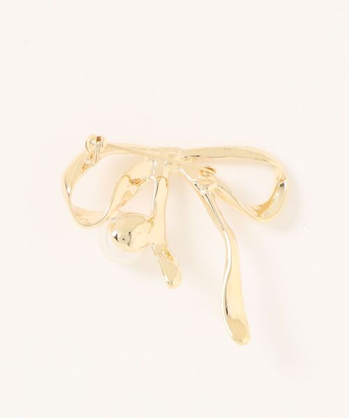 flower(フラワー)の「フォーリングリボンブローチ(ブローチ/コサージュ・レディース・シルバー/ゴールド・FREE)」の10枚目の写真