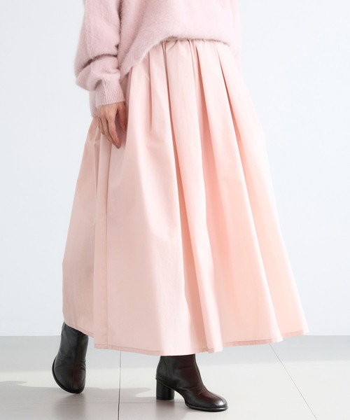 BARNYARDSTORM（バンヤードストーム）の「BARNYARDSTORM / ギャザーボリュームスカート【撥水】【YouTube「i.style closet」紹介アイテム】（スカート・レディース・ブラック/ピンク・S/M）」の8枚目の写真