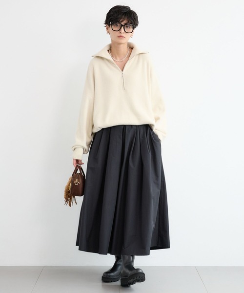 BARNYARDSTORM（バンヤードストーム）の「BARNYARDSTORM / ギャザーボリュームスカート【撥水】【YouTube「i.style closet」紹介アイテム】（スカート・レディース・ブラック/ピンク・S/M）」の14枚目の写真