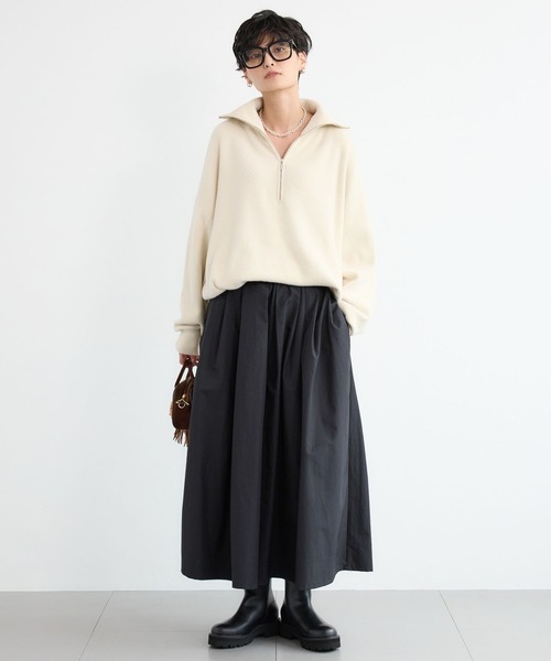 BARNYARDSTORM（バンヤードストーム）の「BARNYARDSTORM / ギャザーボリュームスカート【撥水】【YouTube「i.style closet」紹介アイテム】（スカート・レディース・ブラック/ピンク・S/M）」の20枚目の写真