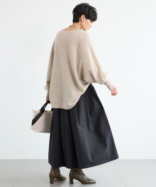 BARNYARDSTORM（バンヤードストーム）の「BARNYARDSTORM / ギャザーボリュームスカート【撥水】【YouTube「i.style closet」紹介アイテム】（スカート・レディース・ブラック/ピンク・S/M）」の22枚目の写真