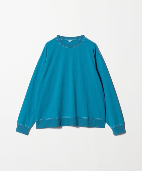 MONKEY TIME（モンキータイム）の「＜aai＞ロングスリーブ ロゴ Tシャツ（Tシャツ/カットソー・メンズ・ダークグレー/コバルトブルー・3/2）」の12枚目の写真