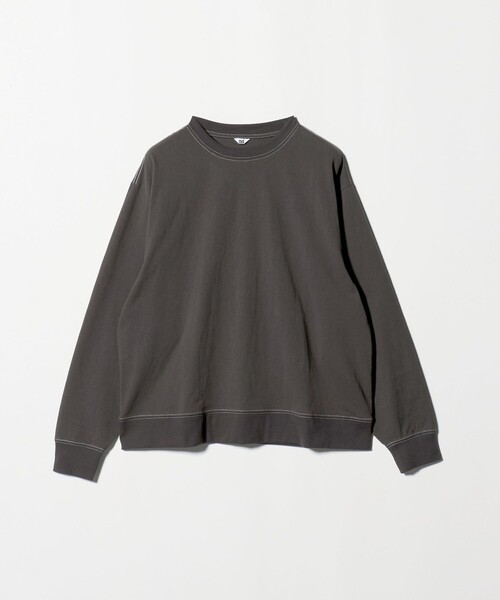 MONKEY TIME（モンキータイム）の「＜aai＞ロングスリーブ ロゴ Tシャツ（Tシャツ/カットソー・メンズ・ダークグレー/コバルトブルー・3/2）」の6枚目の写真