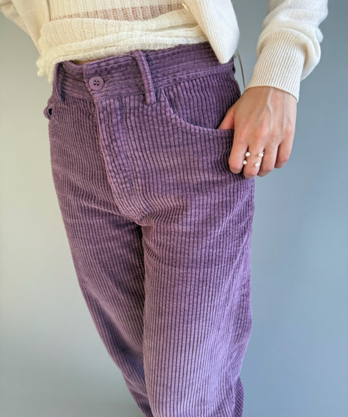EDIT. FOR LULU(エディットフォールル)の「【BASERANGE/ベースレンジ】MAIN TAJO PANTS(スラックス・レディース・パープル・SMALL/X-SMALL)」の5枚目の写真
