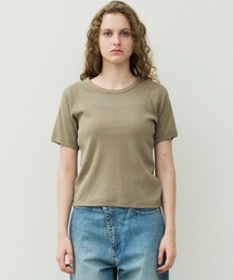 ナローショルダーテレコTシャツ