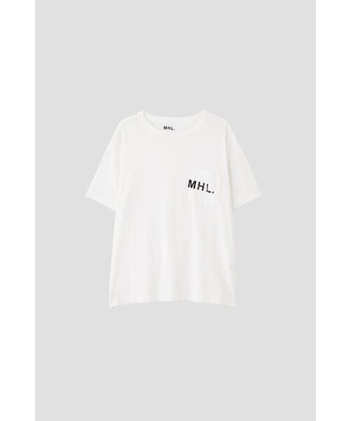 MHL.（エムエイチエル）の「PRINTED COTTON JERSEY (オンラインショップ限定)（Tシャツ/カットソー・メンズ・ブラック/ホワイト・LARGE/MEDIUM/SMALL）」の18枚目の写真
