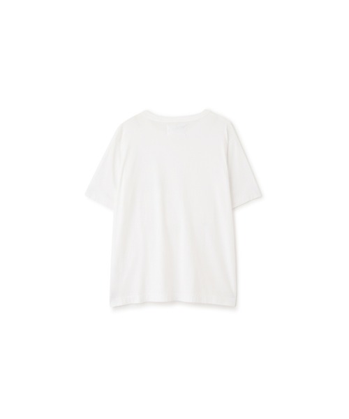 MHL.（エムエイチエル）の「PRINTED COTTON JERSEY (オンラインショップ限定)（Tシャツ/カットソー・メンズ・ブラック/ホワイト・LARGE/MEDIUM/SMALL）」の6枚目の写真