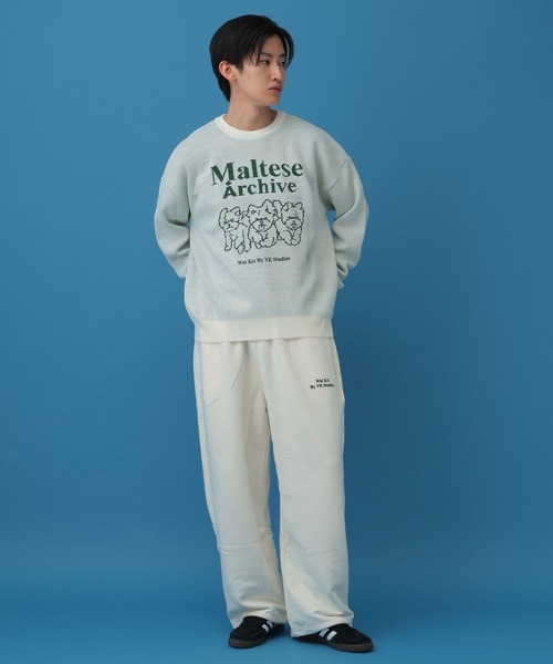 WaiKei（ワイケイ）の「【UNISEX】Wai Kei×ALAND／Amaltese ニット（ニット/セーター・レディース・ピンク/アイボリー/ネイビー/グレー・LARGE/MEDIUM）」の5枚目の写真