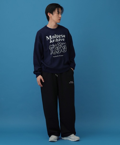 WaiKei（ワイケイ）の「【UNISEX】Wai Kei×ALAND／Amaltese ニット（ニット/セーター・レディース・ピンク/アイボリー/ネイビー/グレー・LARGE/MEDIUM）」の9枚目の写真