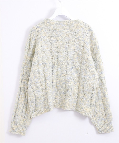 STAY MOTION（ステイモーション）の「【WEB限定】マルチカラーニットプルオーバー［大人 カジュアル 着回し力抜群］（ニット/セーター・レディース・イエロー/ピンク・F）」の3枚目の写真