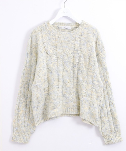 STAY MOTION（ステイモーション）の「【WEB限定】マルチカラーニットプルオーバー［大人 カジュアル 着回し力抜群］（ニット/セーター・レディース・イエロー/ピンク・F）」の12枚目の写真