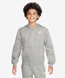 NIKE（ナイキ）の「ナイキ NIKE ナイキ YTH NSW クラブ フリース フルジップ L/S フーディ LBR（その他トップス・キッズ）」