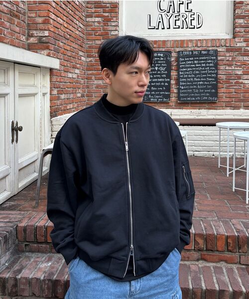 AGOD（エージーオーディー）の「リラックススウェット航空ジャンパー[ブラック]（その他アウター・レディース・その他・SMALL/MEDIUM/LARGE）」の16枚目の写真