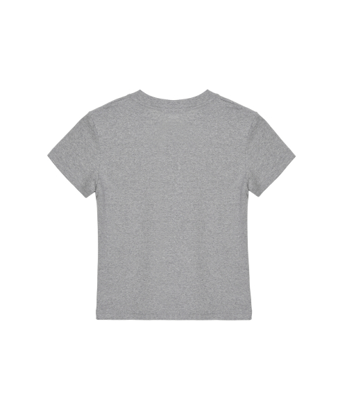 NICK&NICOLE(ニックアンドニコール)の「LABEL RIBBED HALF TOP_GRAY(Tシャツ/カットソー・レディース・その他・FREE)」の5枚目の写真