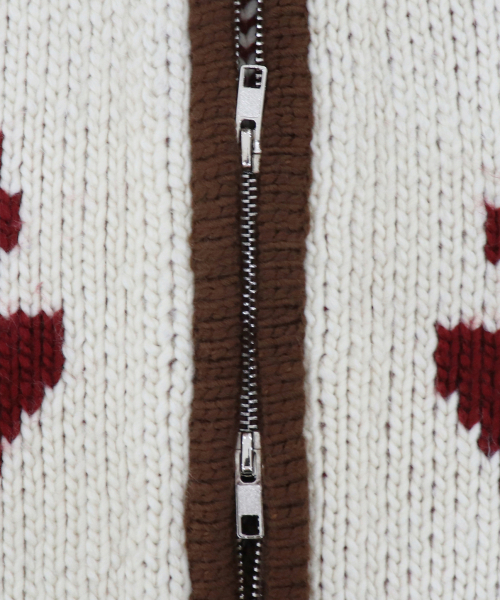 ROCKCAKE（ロックケーキ）の「Flower Cowichan Cardigan - Brown（カーディガン/ボレロ・レディース・その他・SMALL）」の8枚目の写真