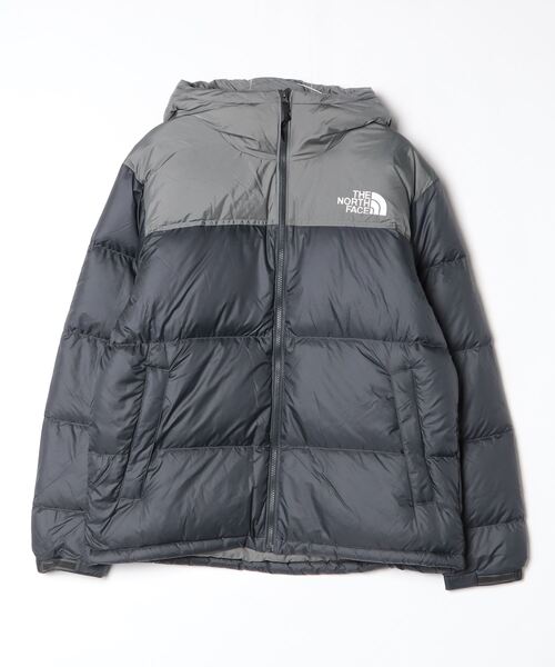 THE NORTH FACE グレー/ネイビー　ヌプシフーディ THE NORTH FACE/ザ・ノース・フェイス Nuptse Hoodie / ヌプシ