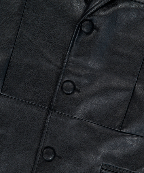 AAKAM(アーカム)の「3-Button Leather Blazer (Black)(テーラードジャケット・レディース・その他・1/2)」の16枚目の写真
