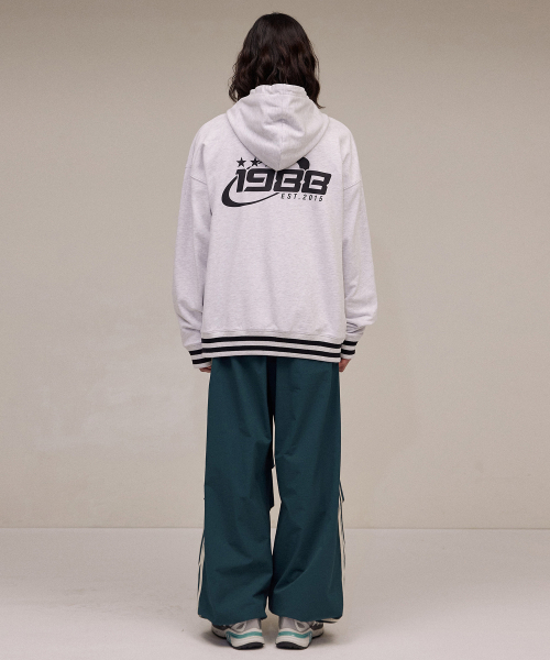 F.ILLUMINATE(フィルミネイト)の「ナイロンツーピンタックテーピングパンツ-ブルーグリーン(スウェットパンツ・レディース・その他・SMALL/MEDIUM/LARGE/X-SMALL)」の6枚目の写真