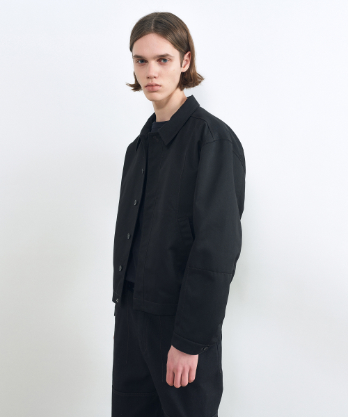 INSILENCE(インサイロンス)の「パネルドコットンツイルジャケット ブラック(デニムジャケット・レディース・その他・SMALL/MEDIUM/LARGE)」の8枚目の写真