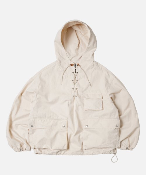 FRIZMWORKS(フリズムワークス)の「HBT USN ANORAK PARKA _ NATURAL(ナイロンジャケット・メンズ・その他・MEDIUM/LARGE/X-LARGE)」の1枚目の写真