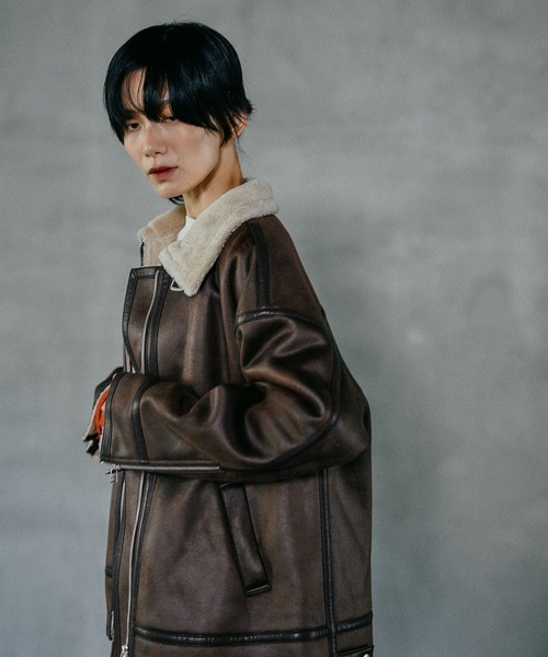 B3ボアジャケット 582430（その他アウター）｜LEPSIM（レプシィム）の