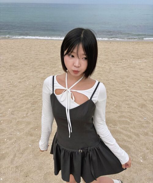 PAIN OR PLEASURE(ペインオアプレジャー)の「BIANCA DRESS charcoal(ワンピース・レディース・その他・SMALL/MEDIUM)」の10枚目の写真