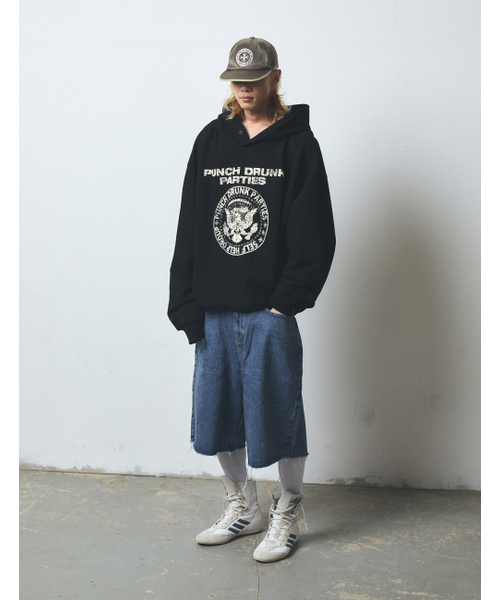 PUNCH DRUNK PARTIES(パンチドランクパーティーズ)の「SHG Seal Oversized Hoodie (BLACK)(パーカー・レディース・その他・2/0/3/1)」の7枚目の写真