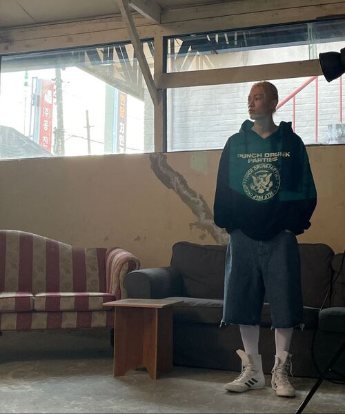 PUNCH DRUNK PARTIES(パンチドランクパーティーズ)の「SHG Seal Oversized Hoodie (BLACK)(パーカー・レディース・その他・2/0/3/1)」の9枚目の写真