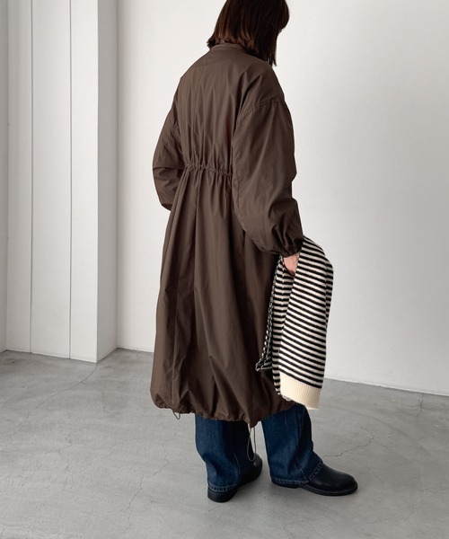 CANAL JEAN（キャナルジーン）の「diggity　ダウンロングコート（ダウンジャケット/コート・レディース・ブラック/ブラウン・ONE SIZE）」の4枚目の写真