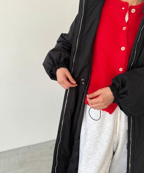 CANAL JEAN（キャナルジーン）の「diggity　ダウンロングコート（ダウンジャケット/コート・レディース・ブラック/ブラウン・ONE SIZE）」の8枚目の写真