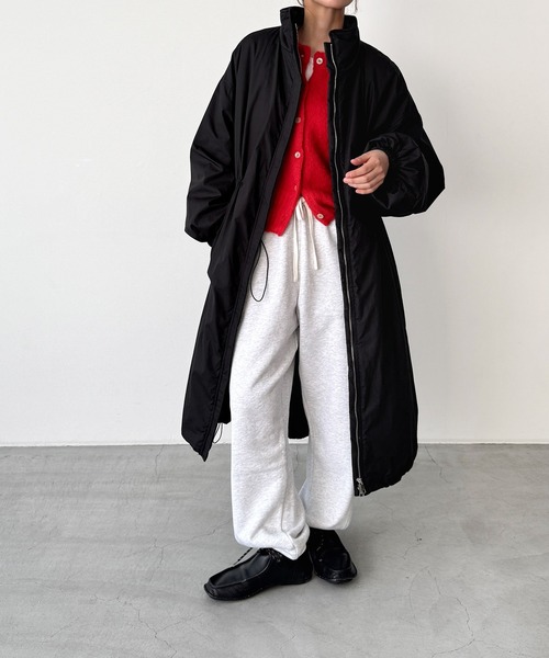 CANAL JEAN（キャナルジーン）の「diggity　ダウンロングコート（ダウンジャケット/コート・レディース・ブラック/ブラウン・ONE SIZE）」の9枚目の写真